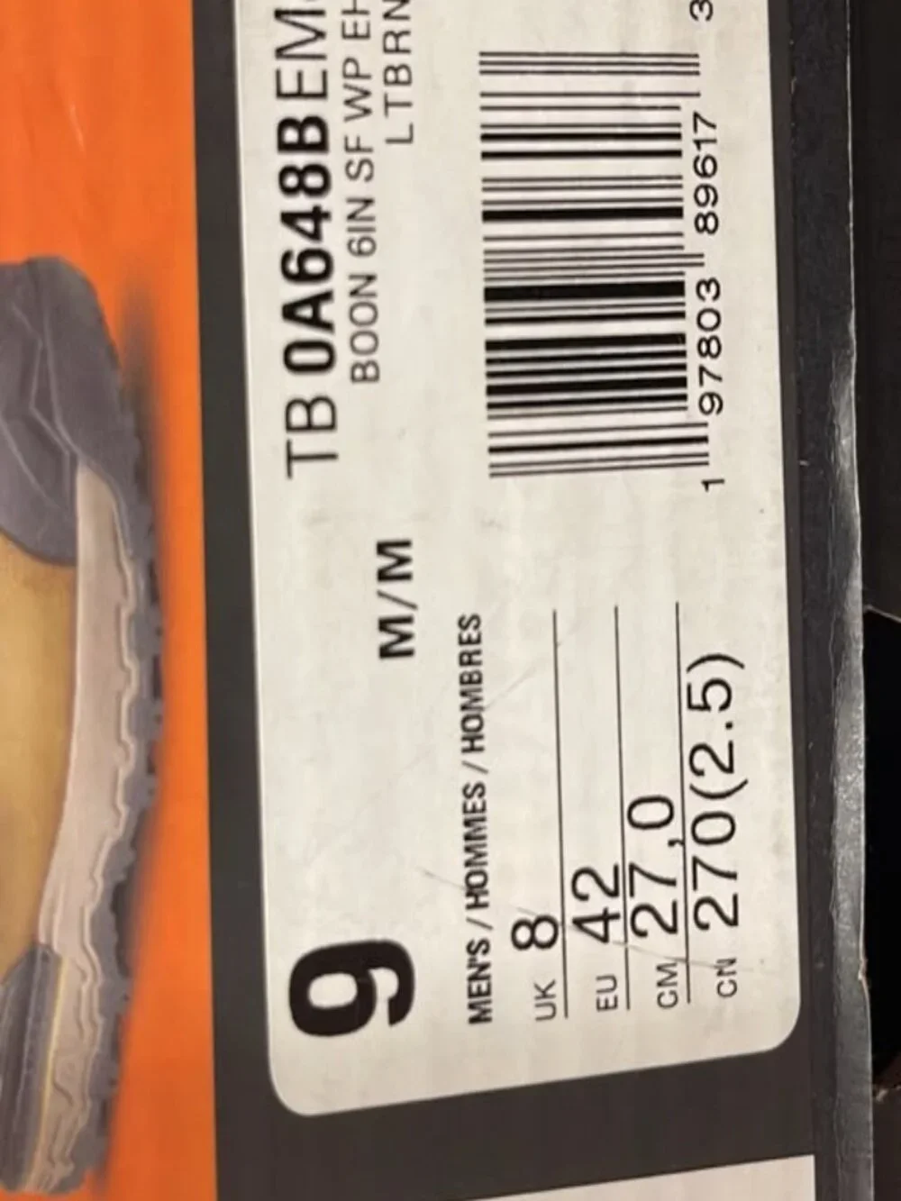 Timberland new box